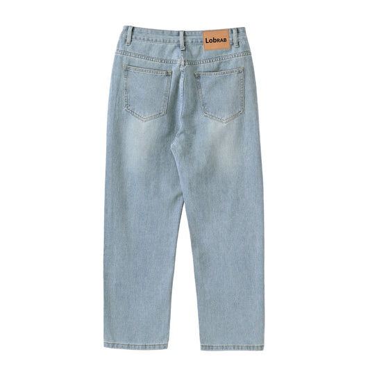 ストレートデニム クラシック 5ポケットスタイル Lob RAB【受注生産】