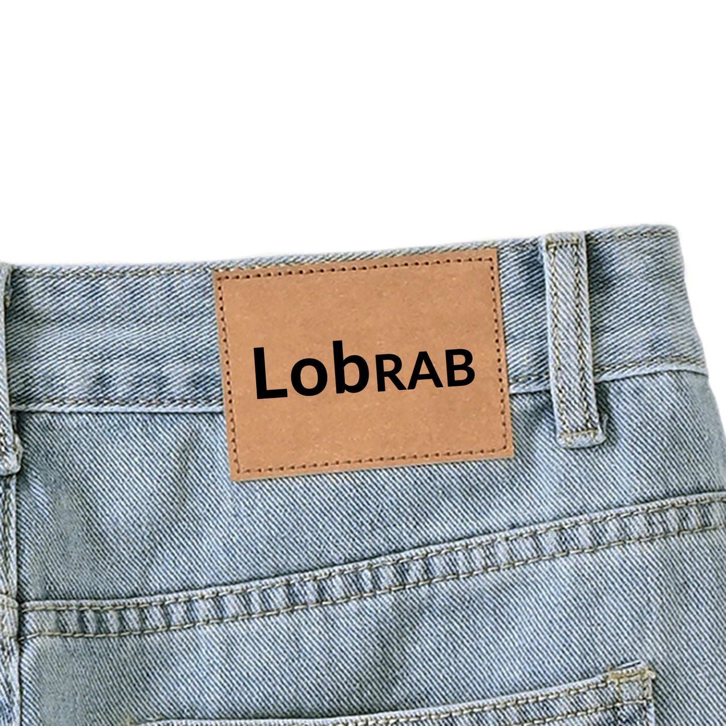 ストレートデニム クラシック 5ポケットスタイル Lob RAB【受注生産】