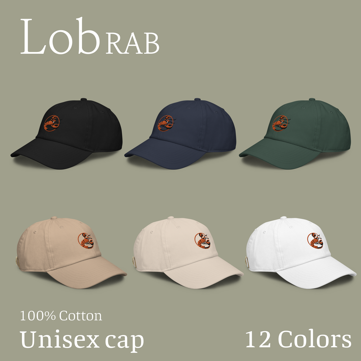 Lobster - Unisex cap ロブスター ユニセックス キャップ【受注生産】