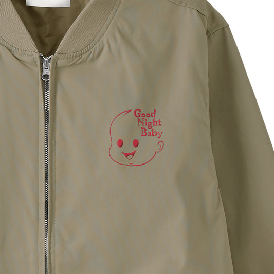 スタジアムジャケット ダブルジップ 撥水 Good Night Baby【受注生産】