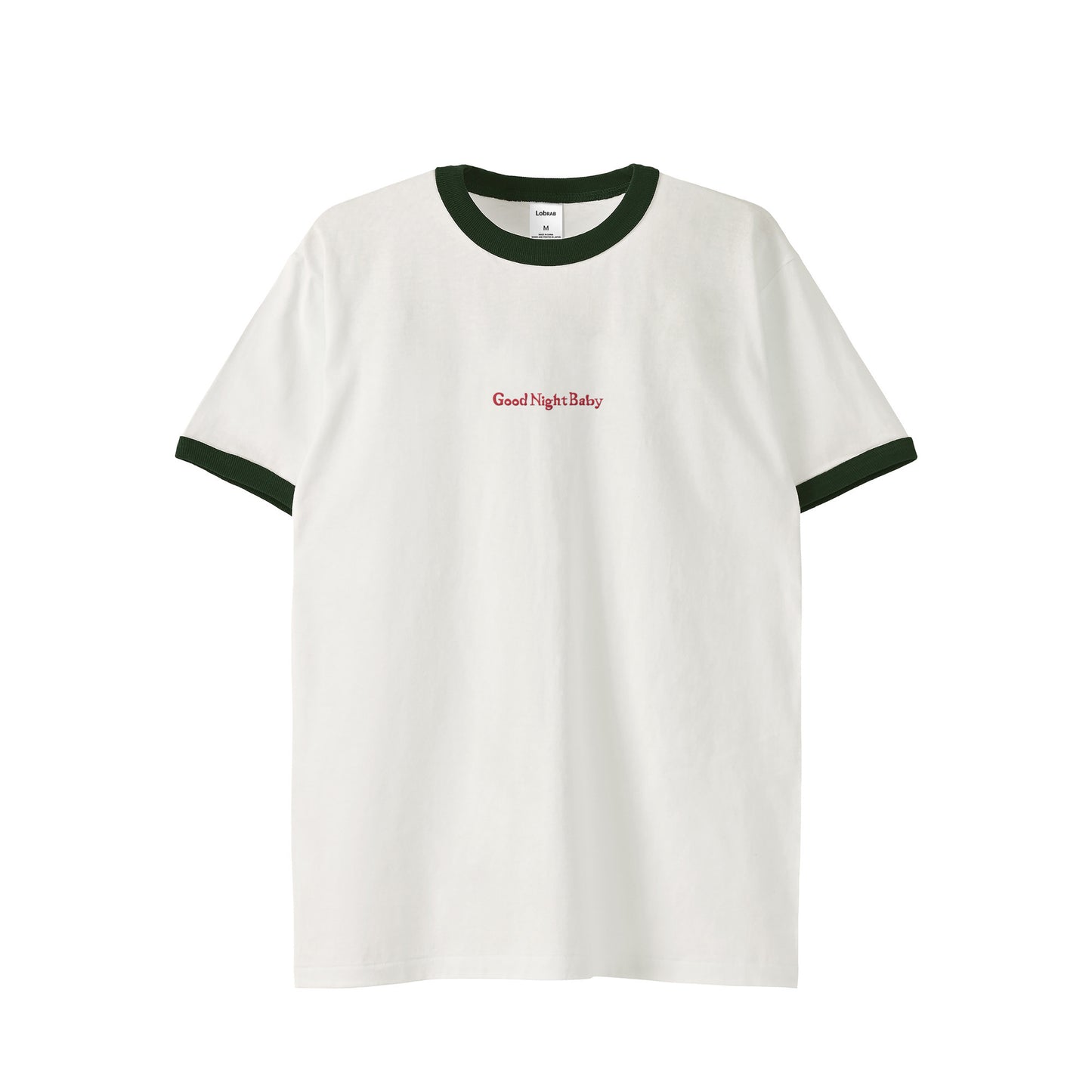 オープンエンド リンガー ダブルステッチ Tシャツ Good Night Baby【受注生産】