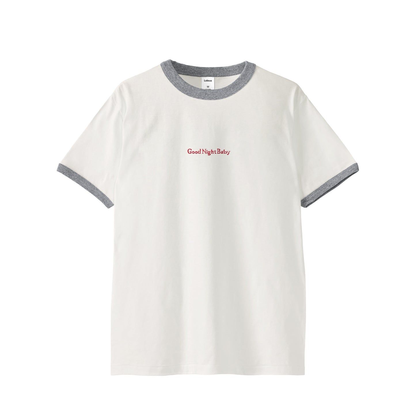 オープンエンド リンガー ダブルステッチ Tシャツ Good Night Baby【受注生産】