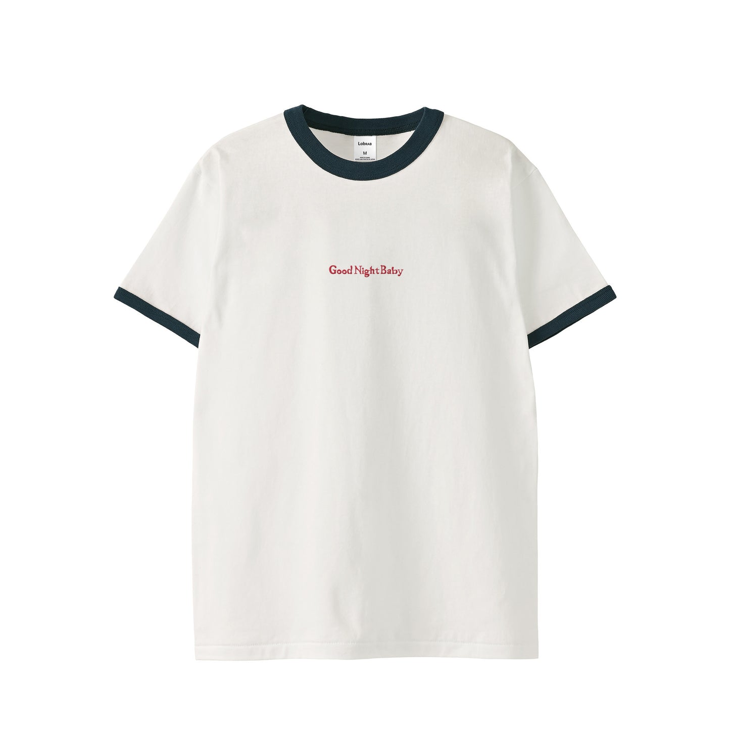 オープンエンド リンガー ダブルステッチ Tシャツ Good Night Baby【受注生産】