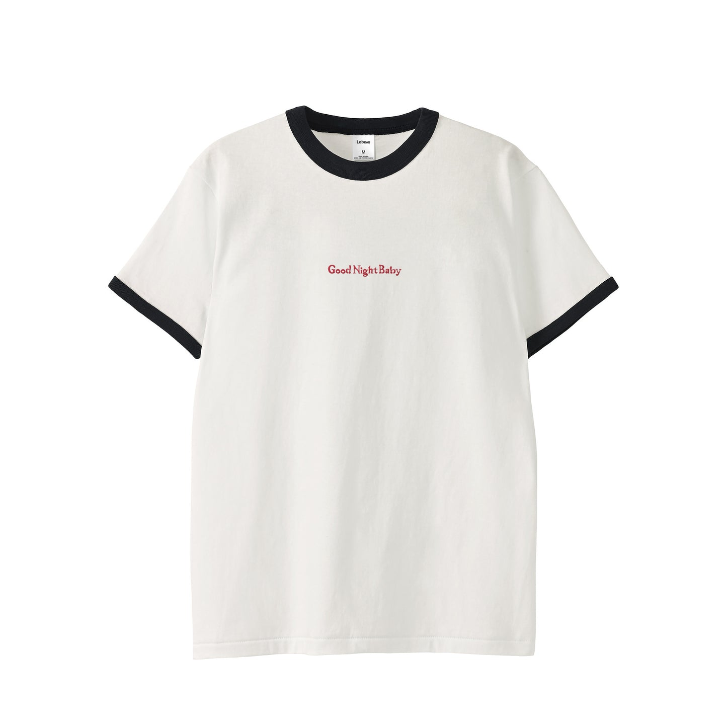 オープンエンド リンガー ダブルステッチ Tシャツ Good Night Baby【受注生産】
