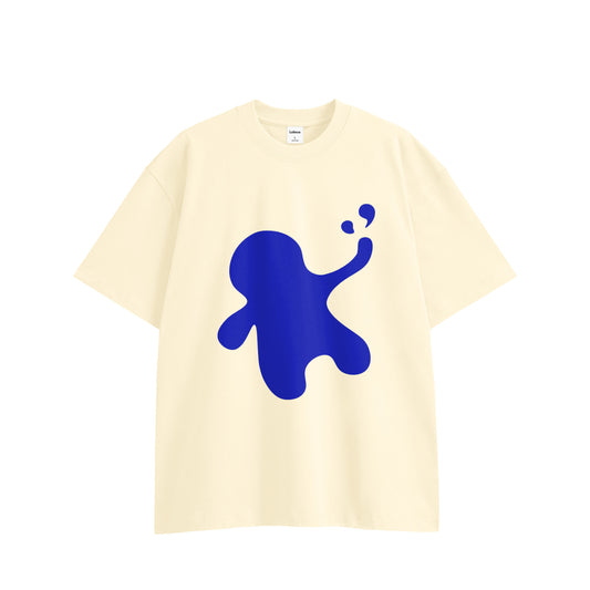 Blue Amoeba オーバーサイズ コットンTシャツ ブルーアメーバ【受注生産】