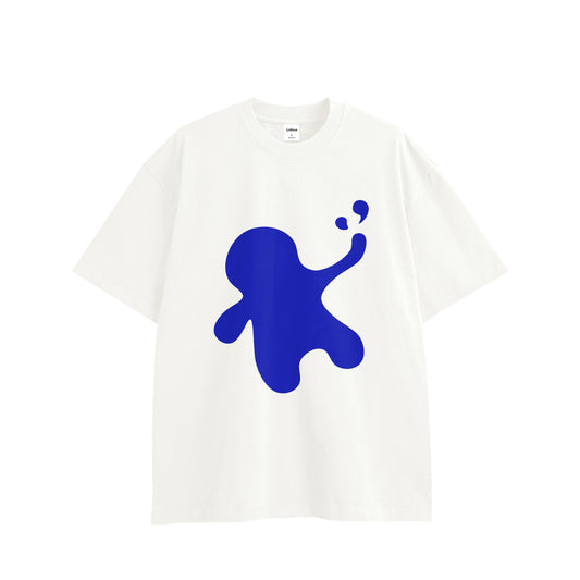 Blue Amoeba オーバーサイズ コットンTシャツ ブルーアメーバ【受注生産】